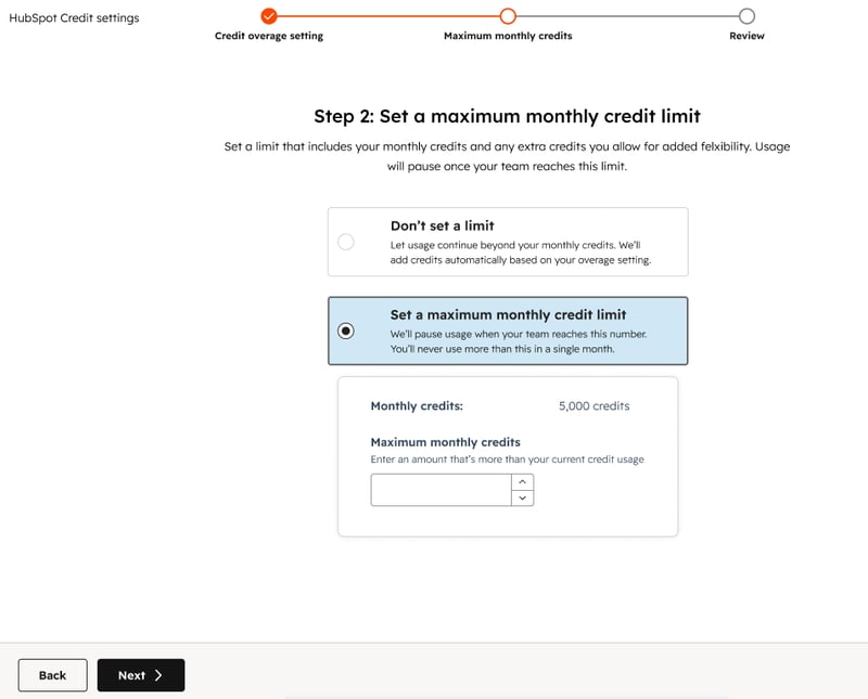 set spend limit